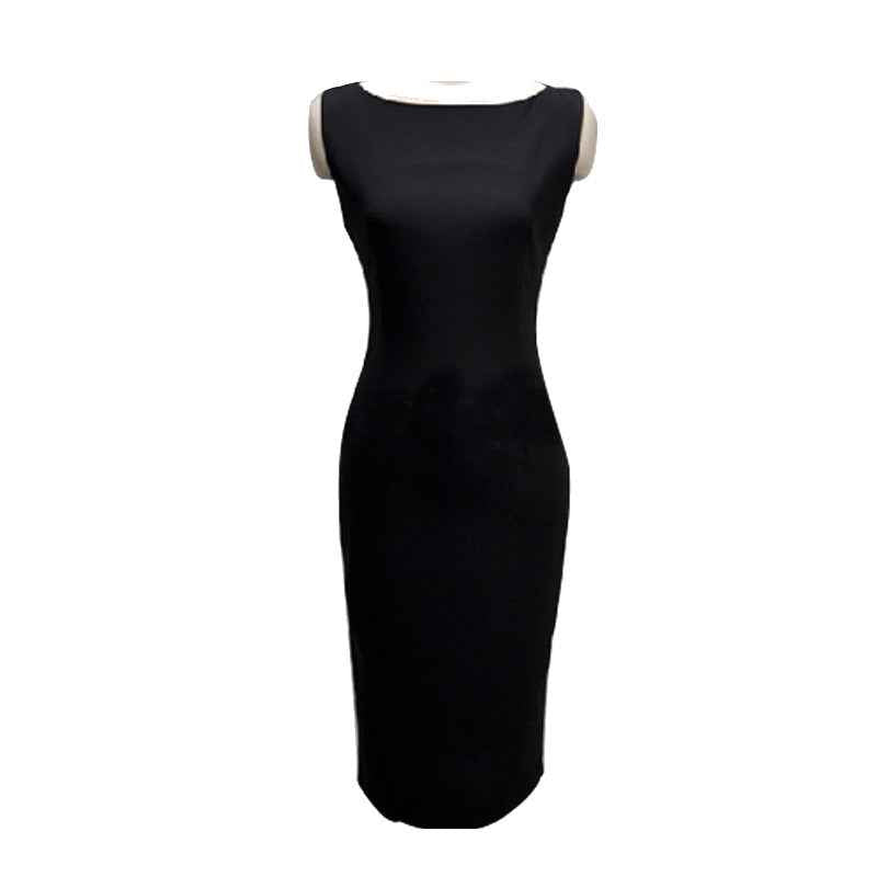 Women's Summer Office Dress | Sleeveless Knee-Length Sheath Dress