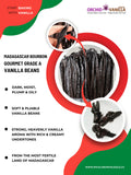Madagascar Bourbon Vanilla Beans Gourmet Grade-A <br>For Extract And Baking<BR>By Pound