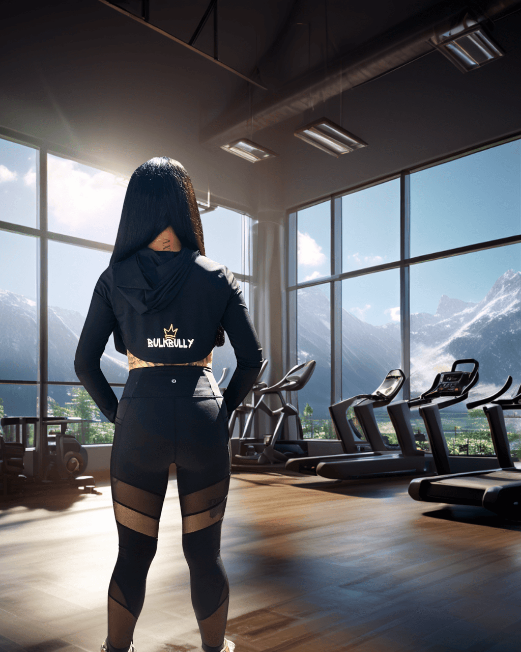 BulkBully Women's Sports Bra & Shrug: Comfort Meets Style
