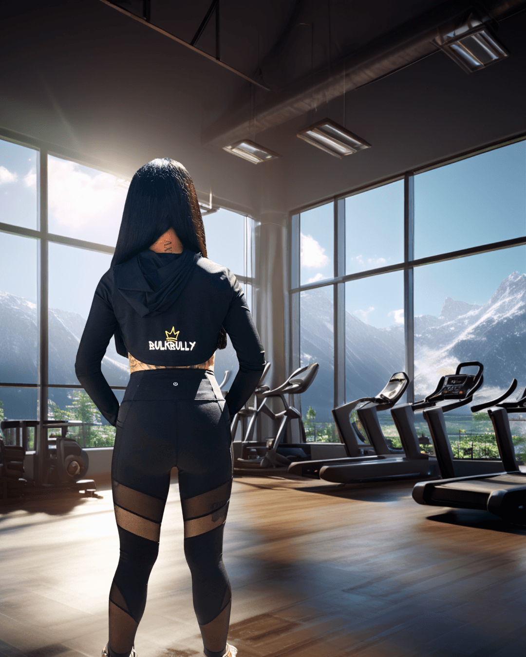 BulkBully Women's Sports Bra & Shrug: Comfort Meets Style