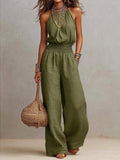 European And American Women's Backless Jumpsuit