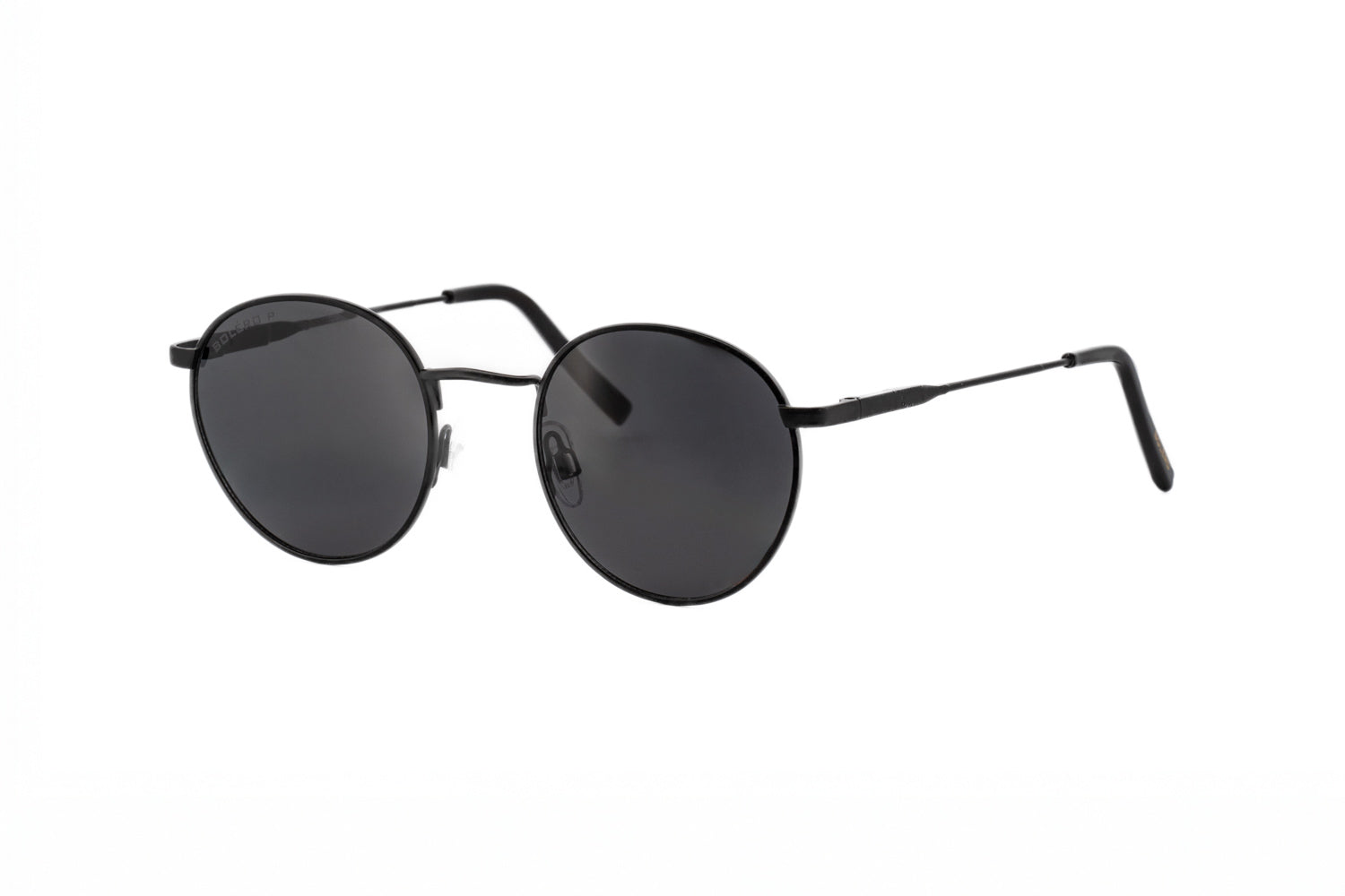 Boléro Sage — Round Metal Polarized Sunglasses