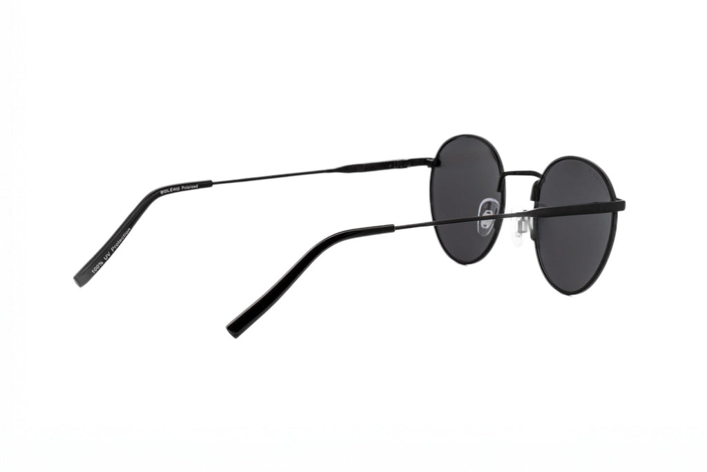 Boléro Sage — Round Metal Polarized Sunglasses