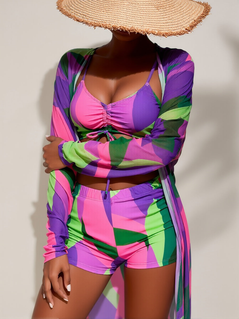Women's 2-piece Casual Swimsuit Set M182