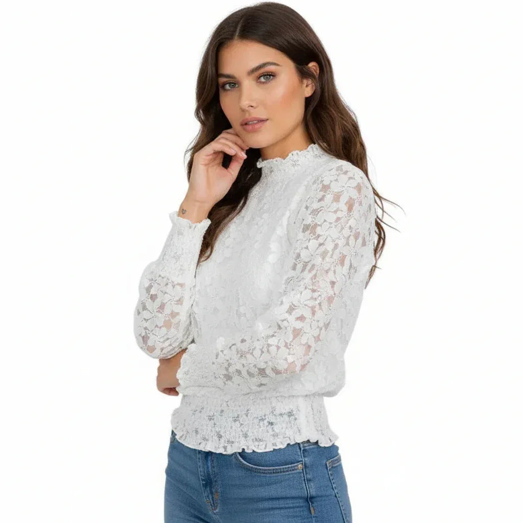 Blouse en dentelle