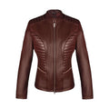 Valkyrie Burgundy Leather Jacket