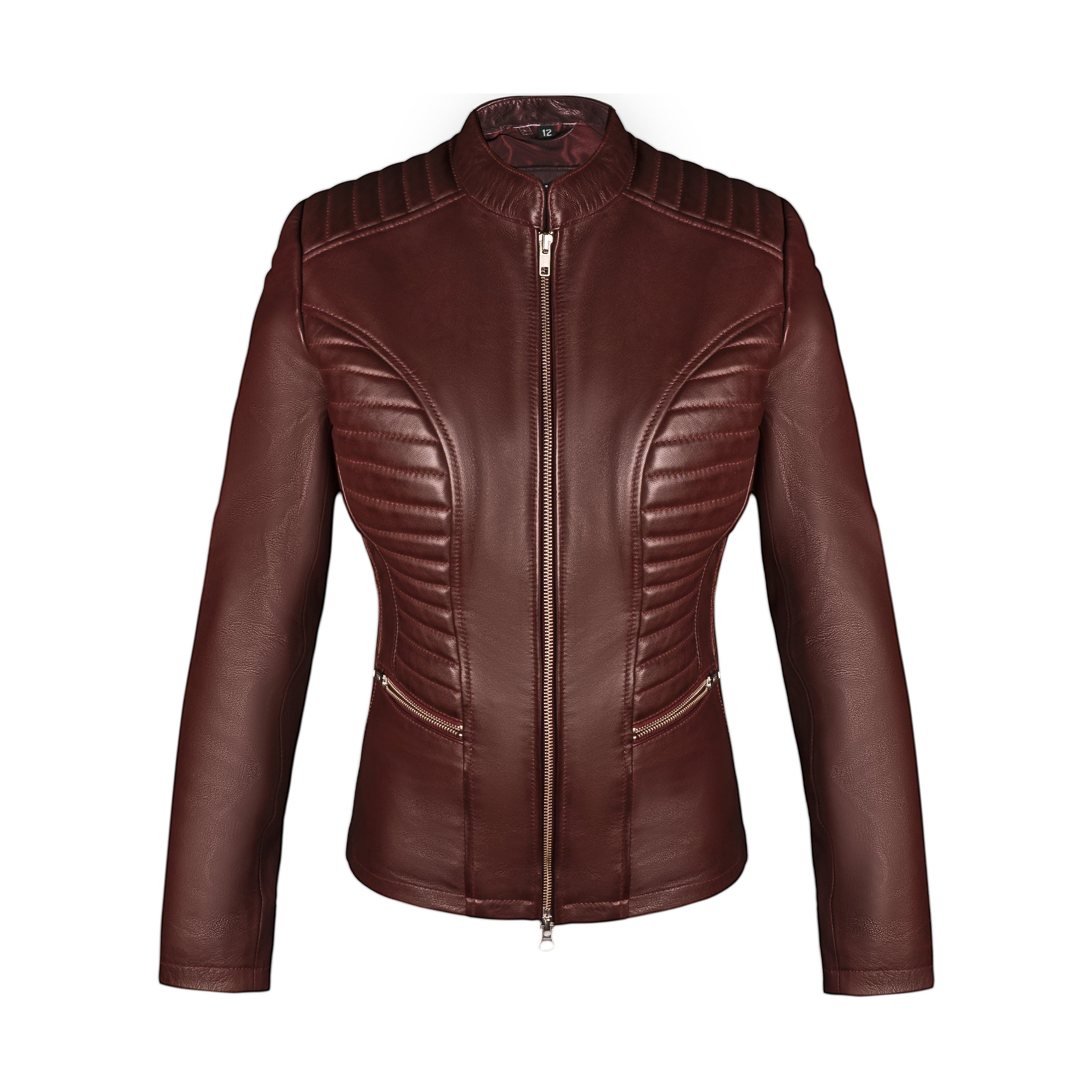 Valkyrie Burgundy Leather Jacket