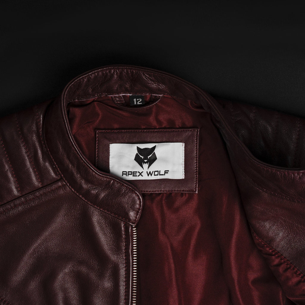 Valkyrie Burgundy Leather Jacket