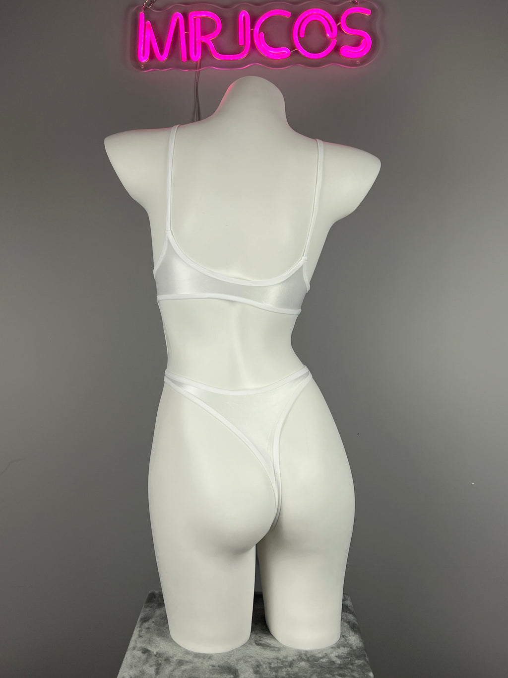 Women's High-Cut One-Piece Satin Spandex BodySuit Swimsuit with Side Cutouts
