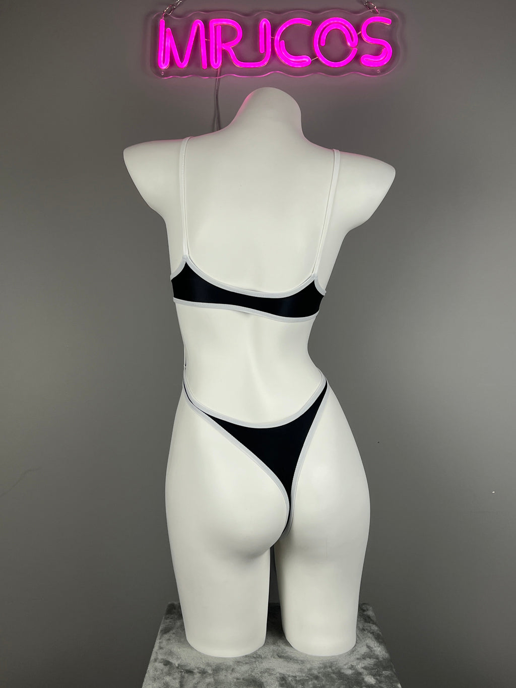 Women's High-Cut One-Piece Satin Spandex BodySuit Swimsuit with Side Cutouts