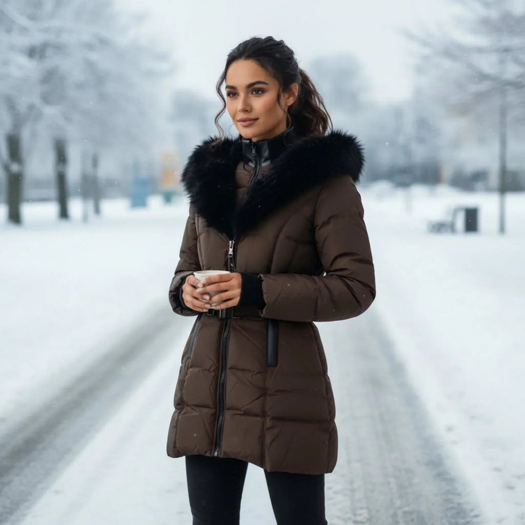 Manteau avec ceinture