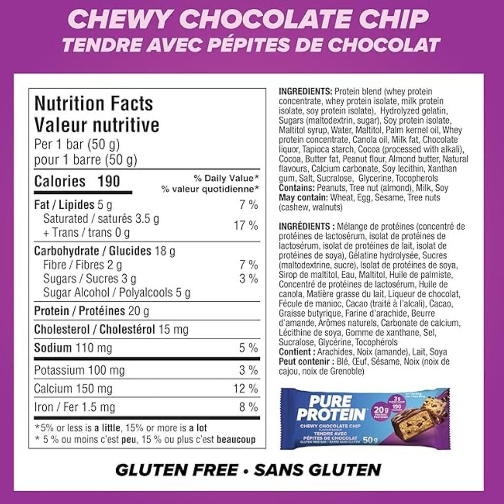 Pure Protein PURE PROTEIN BARS, 6 Bars/Box