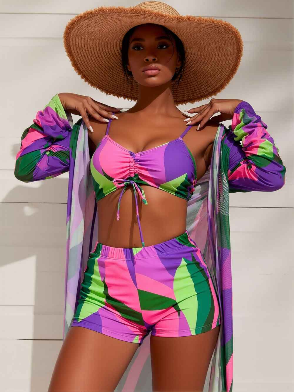 Women's 2-piece Casual Swimsuit Set M182