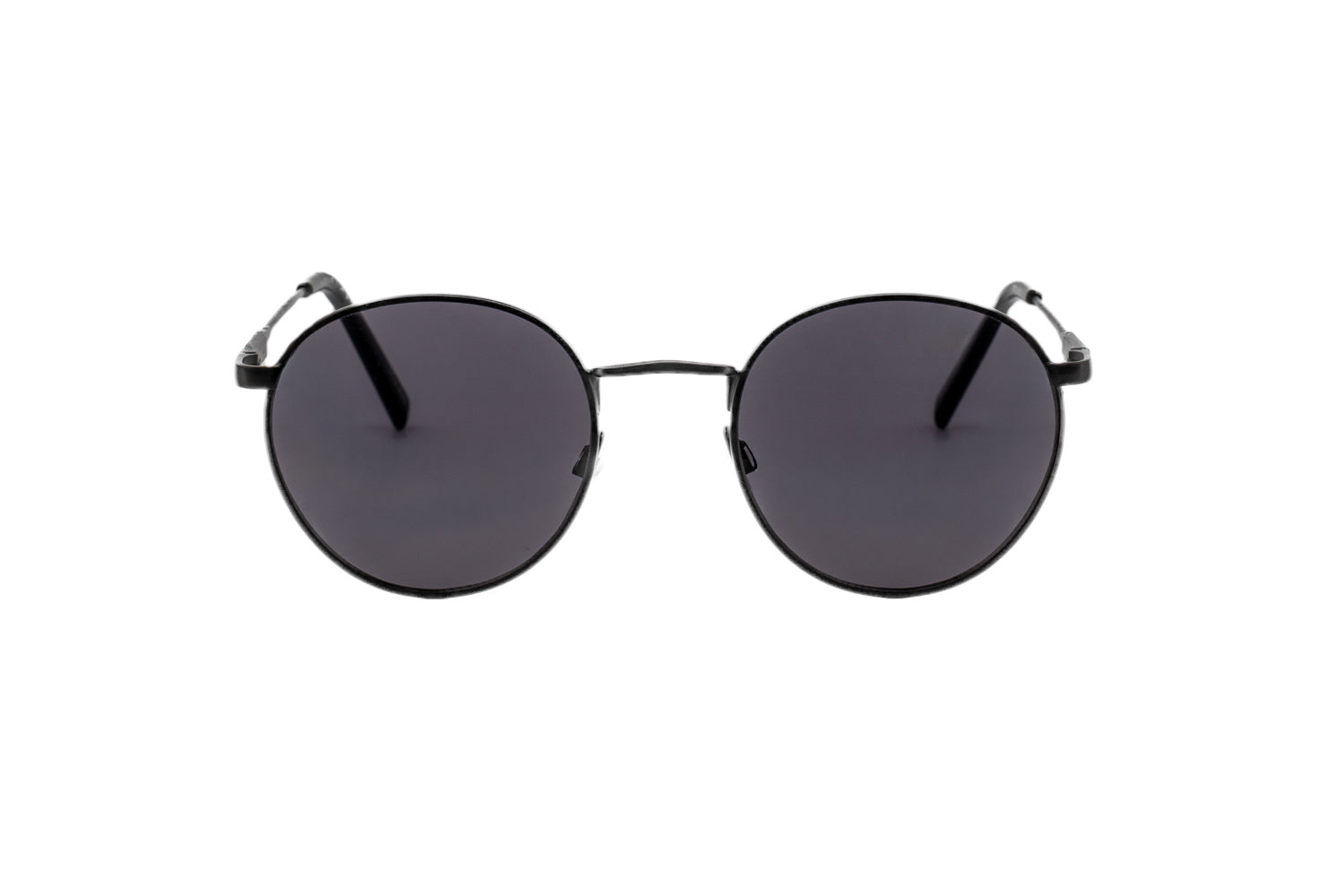 Boléro Sage — Round Metal Polarized Sunglasses
