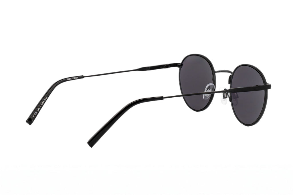 Boléro Sage — Round Metal Polarized Sunglasses