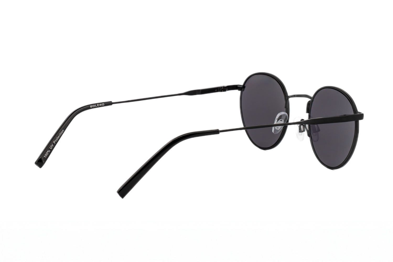 Boléro Sage — Round Metal Polarized Sunglasses
