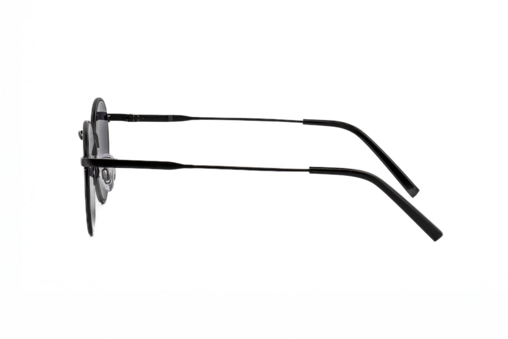 Boléro Sage — Round Metal Polarized Sunglasses