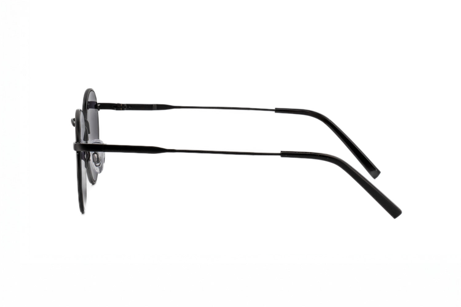 Boléro Sage — Round Metal Polarized Sunglasses