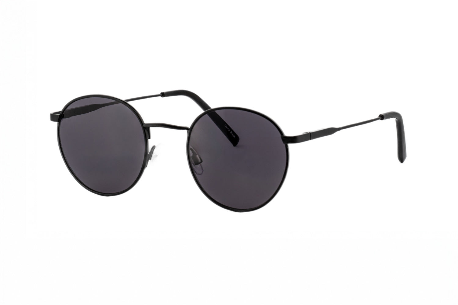 Boléro Sage — Round Metal Polarized Sunglasses