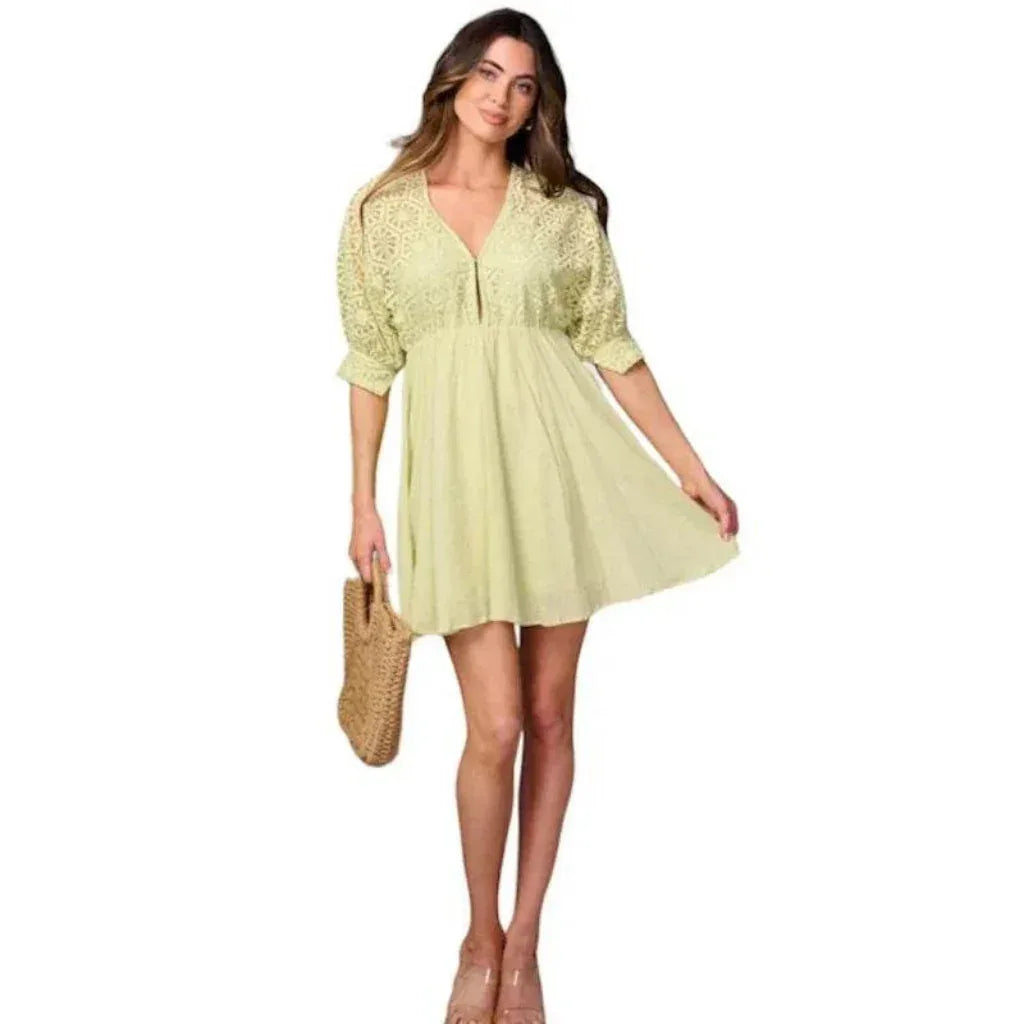 Mini robe évasée