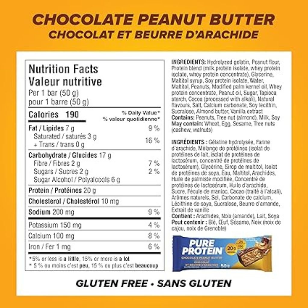 Pure Protein PURE PROTEIN BARS, 6 Bars/Box
