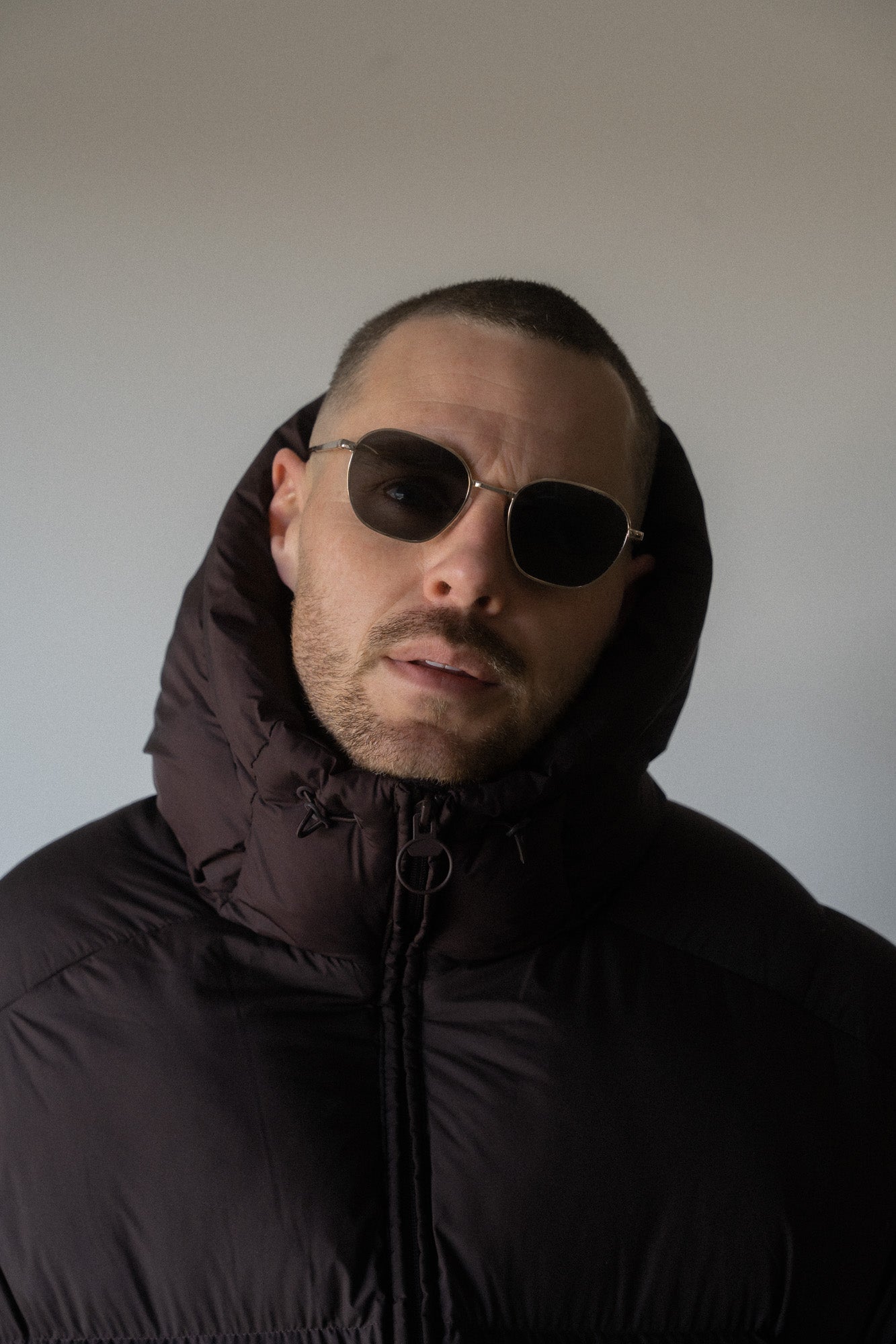 Boléro Onyx — Hexagonal Sunglasses
